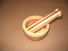 bamboo garlic bowl