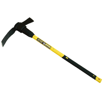 Fiberglass Handle Mattock Pick Axe with Steel Head
