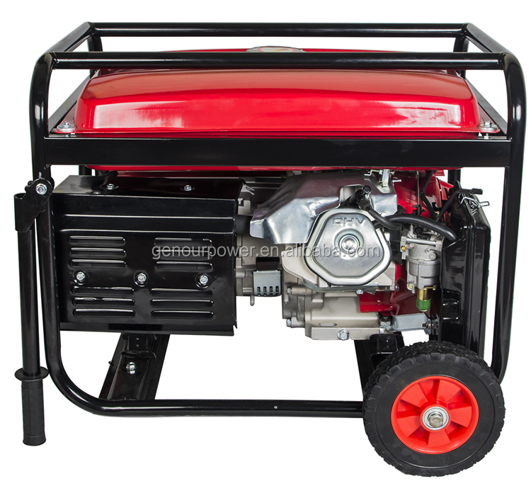 China factory price 7500 generator, 5.5kw gasoline generator with gasoline engine 190f for sale