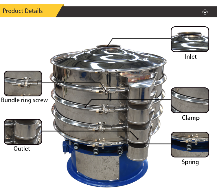 pellet vibrating sieve