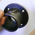 काली निंदनीय लोहे की चाबी पाइप क्लैंप फिटिंग