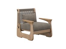 Wabi-Sabi Rattan Lounge Chair with Natural Weave & Earthy Textures for Garden Retreat?