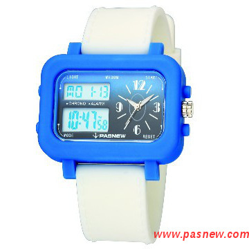 Longlines Square Digital Watches with Pin