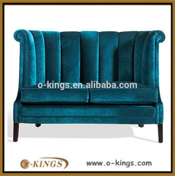 Custom-made velvet booth seating sofa for restaurant