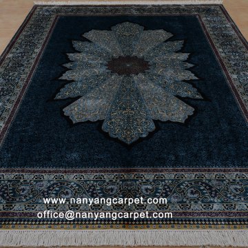 6.56'x9.84' Handwoven Pure Silk Turkish Rug