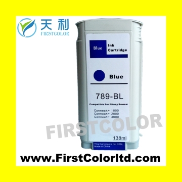 Pitney Bowes Ink Cartridges, 789-Bl Blue Ink Postal Ink