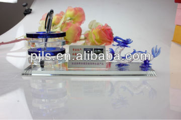 crystal business gift set