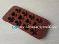 Roman ontwerp silicone expressie chocolade mal, puddting mal, candy mal, gemakkelijk ontkisten ijs mal