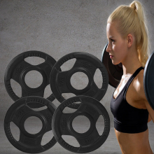 PU Coating Cast Iron Barbell Weight Plates