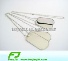 folded edge stainless steel dog tags