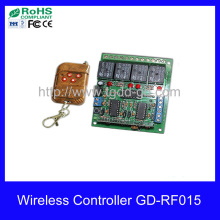 4 Channel Transmitter and Receiver, 4 Relay Remote Controller (GD-RF015)