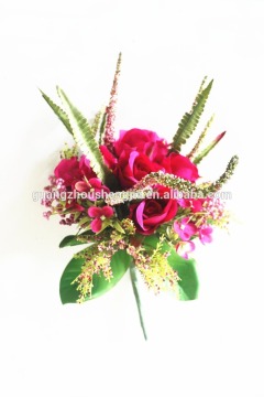 Short stem hand bouquet /peony flower with hydrangea/decorative bouquet for wedding