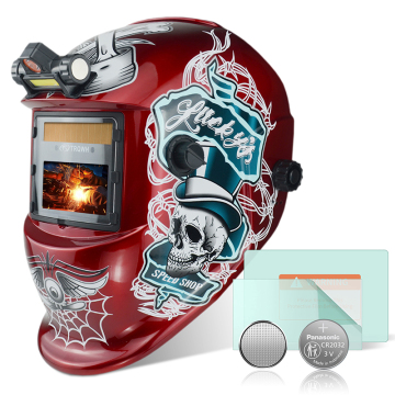 TRQ Auto Darkening MIG Welder Plastic Welding Head Shield