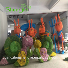 SJLJ013685 wholesale topiary frame artificial boxwood topiary animal