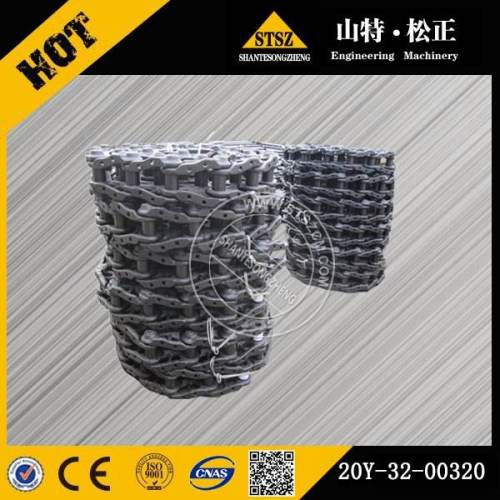 Crawler Chain Assembly 20Y-32-00320 untuk aksesori excavator PC220-7