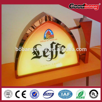 outdoor advertising Round light boxes acrylic signage