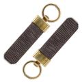 Brown with Neck Straps lanyard ID card holder