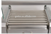 Hot sales commercial 11-roll hot dog maker with warming case