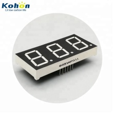 Ultra Bright Red Anode 7-Segment LED Display, 0.8 Inch, 3-Digit