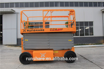 14m automobile scissor lift with ladders