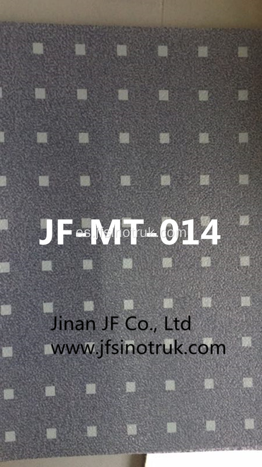 JF-MT-013 Bus suelo de vinilo Bus Mat Bus Yutong