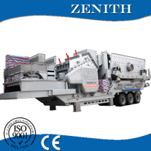 Latest Technology mobile building waste crusher