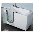 Begehbare Whirlpool-Badewanne mit angetriebenem FastDrain