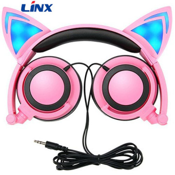 2019 popular high Quality cat ear headphones earphones