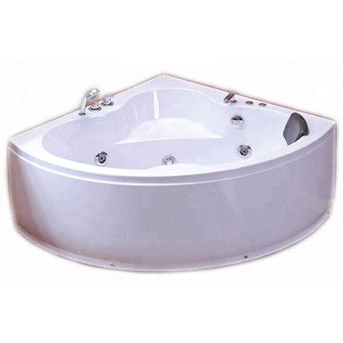 1350 mm Eck-Whirlpool-Badewanne mit Bedienfeld