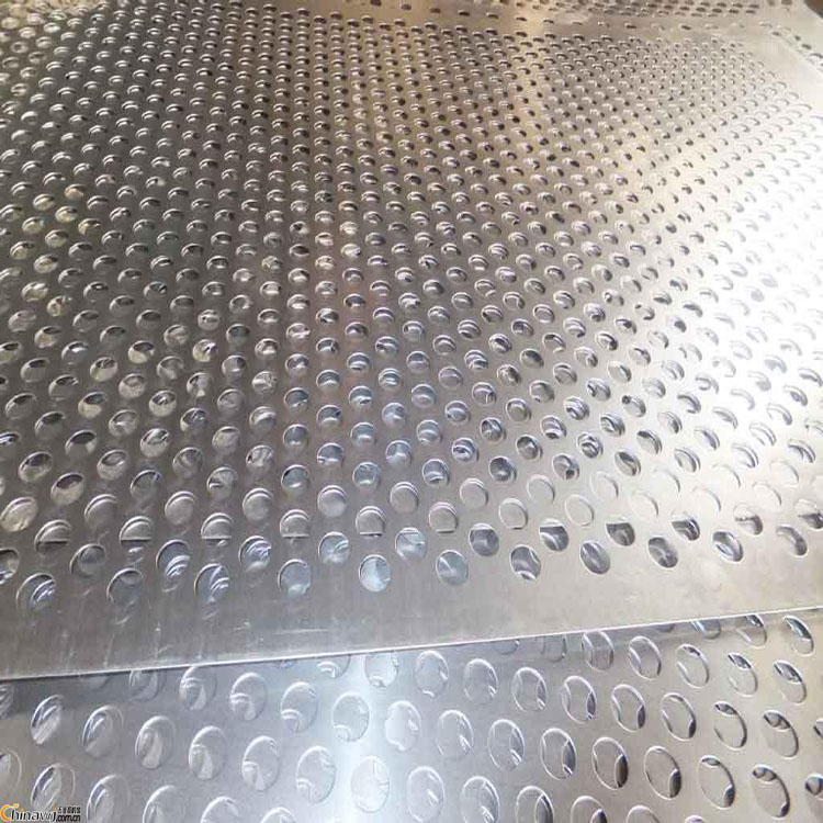 304 316 micron round hole polishing perforated stainless steel metal sheet