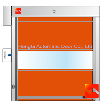 Puerta automática enrollable de tela de alta velocidad