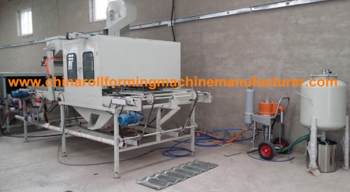 metal shingle stone coated steel roof machine Vermiculite steel tile production line