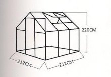 Polycarbonate Out Door Decorations New project green house