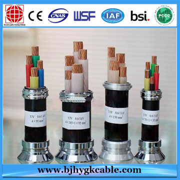 1KV 4x50mm2  XLPE cables  Copper Conductor armored Cable