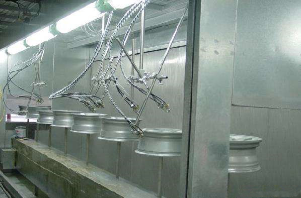 Mesin Salutan Roda Automobil Automobile Wheel Coating Machine