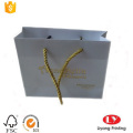 Small Gift Paper Bag with Gold handle