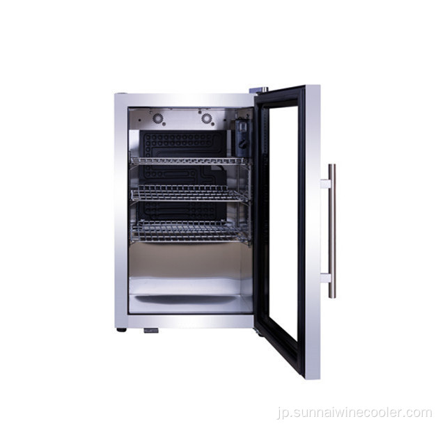 ホテルの家庭用のコンパクト冷蔵庫ブラックミニクーラー