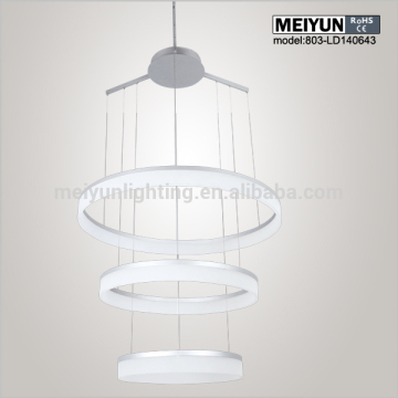 arylic ring modern LED chandelier