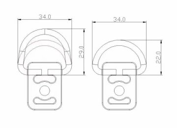 D-type button on kayak for sale