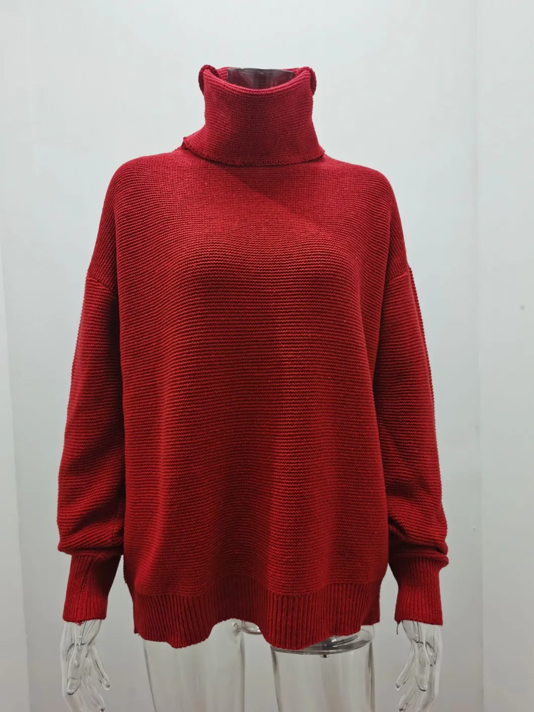 New Arrivals Winter Long Sleeve Turtleneck Knit Women's Sweater Tops