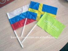 custom promotion of oriflame hand flag