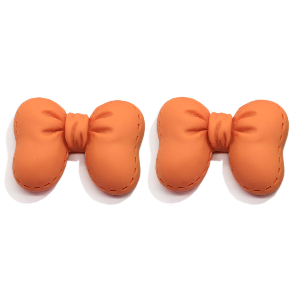 عينة مجانية جميلة Bowknot أطفال إكسسوار شعر القوس السحر Kawaii الراتنج الحرف الديكور الزينة الصغيرة