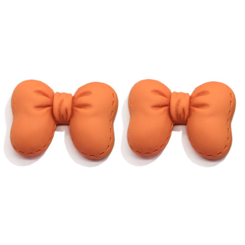 Muestra gratis Lovely Bowknot Kids Hair Bow Accesorio Encantos Kawaii Resina Decoración artesanal Mini adornos