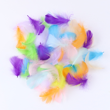 Wholesale Colorful Fluffy Goose Feathers for DIY Dream Catchers and Feather Crafts