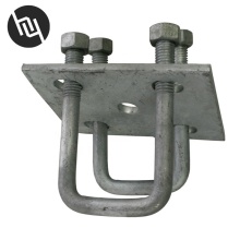 Hot Sale Factory Supply Galvanized U-Bolt Channel Clamps for Secure Component Attachment