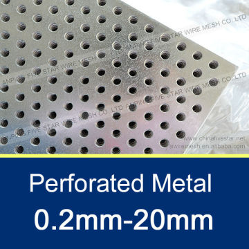 1mm*0.2mm Perforated Speaker Grill Metal Sheet