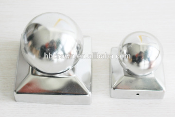 Iron Fence Post Cap,Ball Post Cap for Aluminum,Stainless Steel Pyramid Post Cap