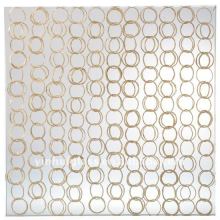 decorative laminated glass with weave interlayer