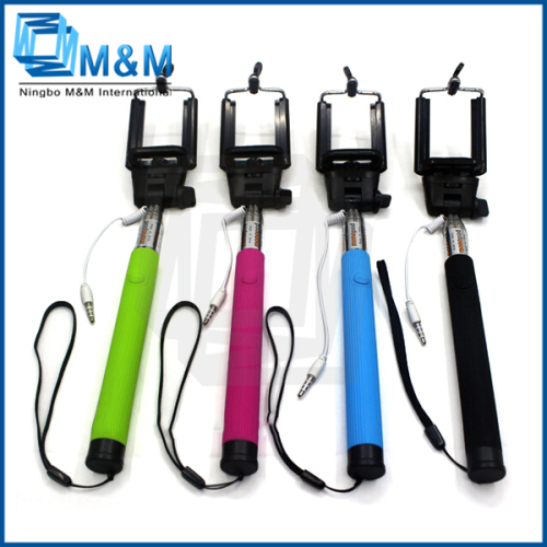 2015 Best Selling Wired Monopod Selfie Stick