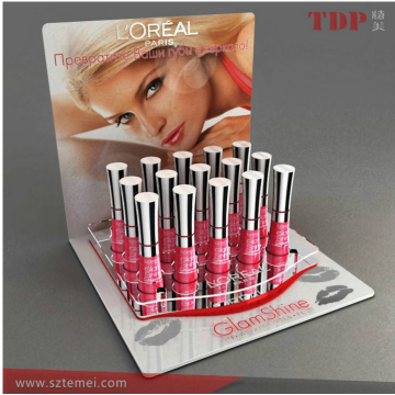 factory custom fashionable liquid acrylic lipstick holder acrylic lipstick display stand lipstick stand lipstick display